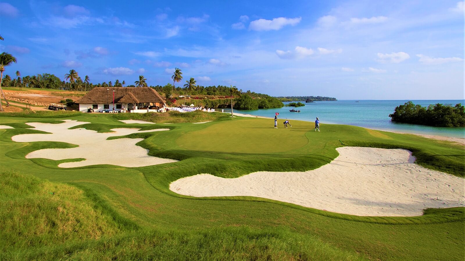 Swahili Golf, Experience Golf At Backdrop Of The Indian Ocean. image